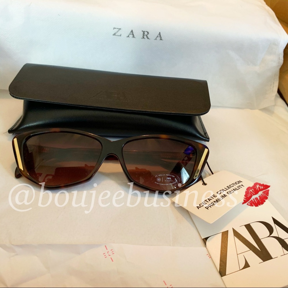 ZARA BNWT Acetate Tortoiseshell Effect Glasses - Picture 4 of 7